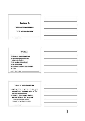 1  Circuit Switched  Switched Network  Network  Circuit  G. Bianchi, G. Neglia  Packet Switched