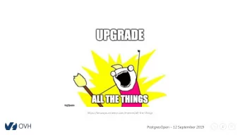 PostgresOpen  12 September 2019  1  Speaker  Julien Riou  DBA since 2012  Tech lead in