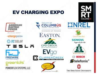 EV CHARGING EXPO  MICHAEL  Smart Columbus  STEVENS  Overview, Vision  CITY OF COLUMBUS  9:15AM