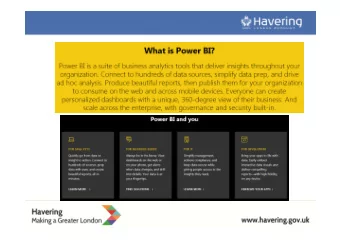Childrens Services dashboards Used for: Key Performance Indicators   Ofsted Review   SEND