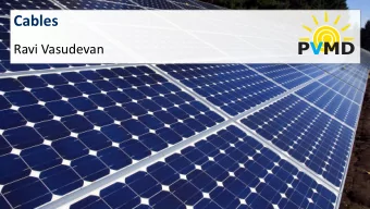 PVMD  Delft University of Technology  Learning objective  1.  Maximum Power Point Tracking  1.