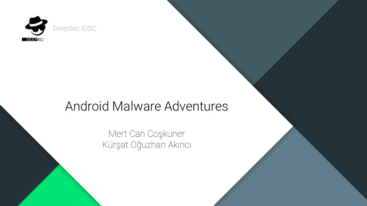 android malware adventures