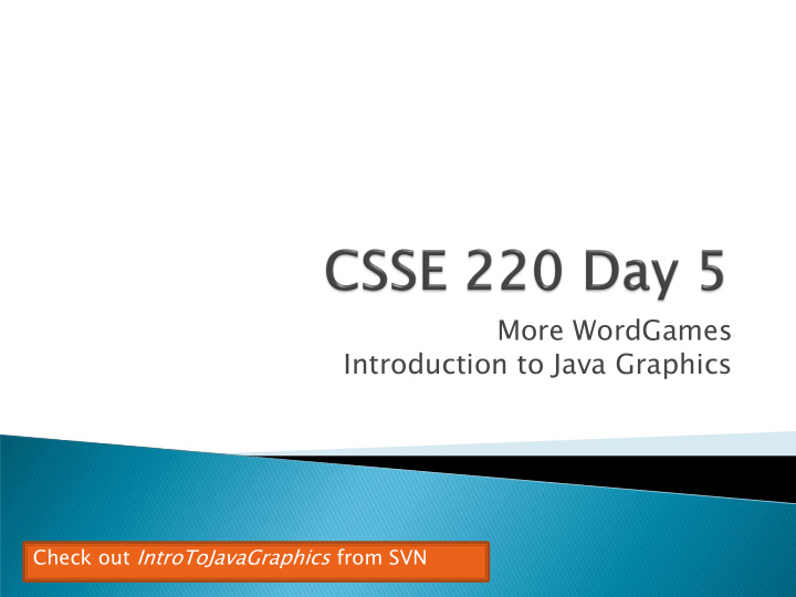 more wordgames introduction to java graphics