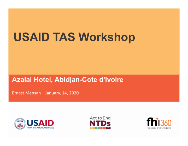 usaid tas workshop