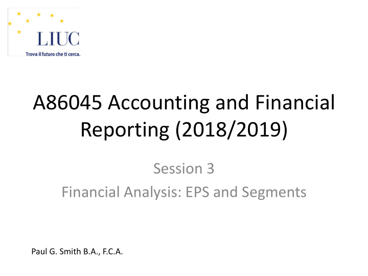 a86045 accounting and financial reporting 2018 2019