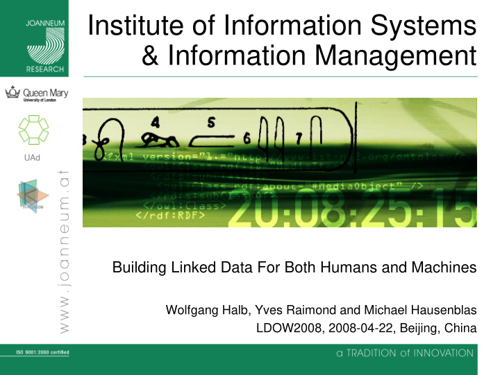 institute of information systems information management
