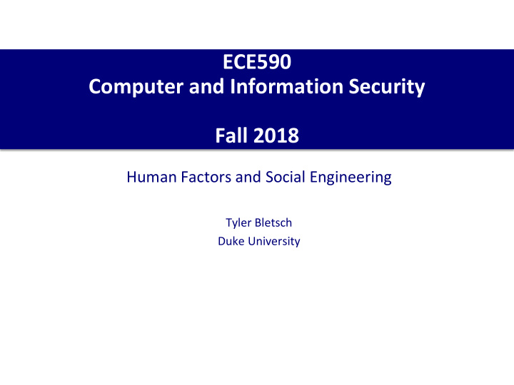 ece590 computer and information security fall 2018