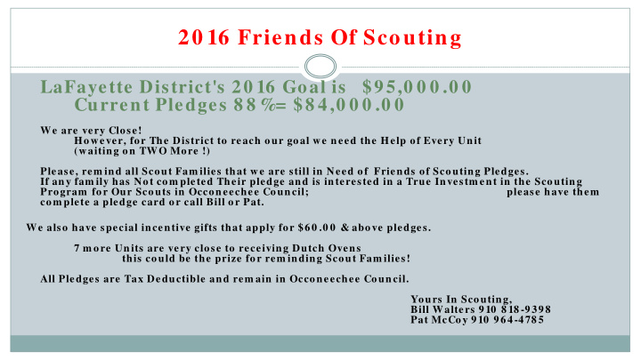 20 16 friends of scouting