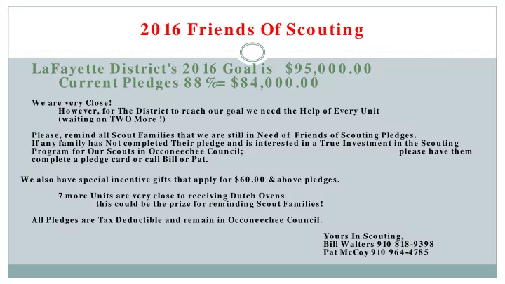 20 16 friends of scouting