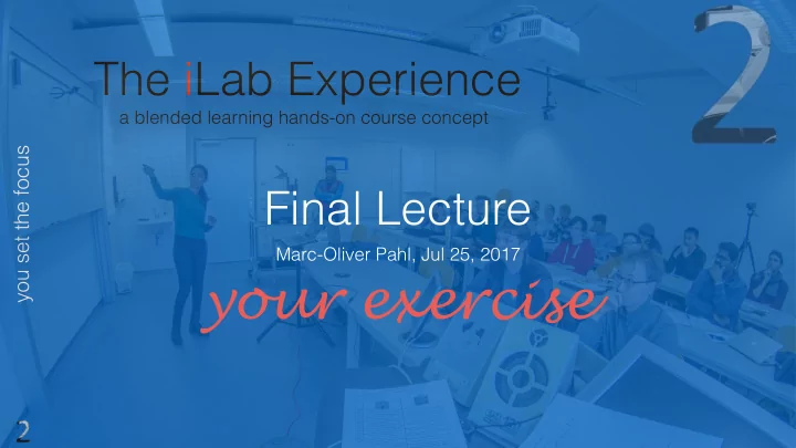 your exercise ilab 1 2 info event online