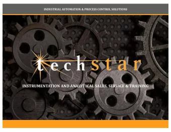 INSTRUMENTATION AND ANALYTICAL SALES, SERVICE &amp; TRAINING  COMPANY DETAILS  BUSINESS MODEL