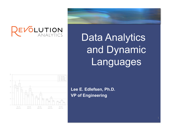 data analytics and dynamic languages