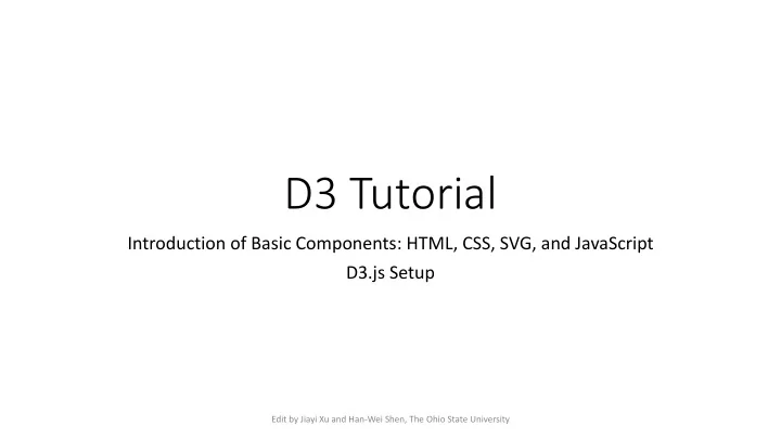 d3 tutorial
