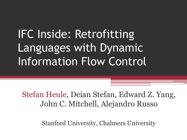 ifc inside retrofitting