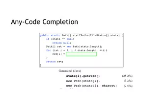Any-Code Completion  public static Path[] stat2Paths(FileStatus[] stats) {  if (stats == null)