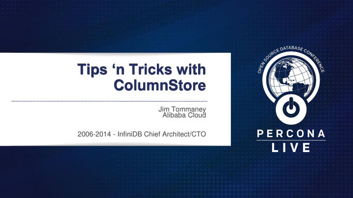 tips n tricks with columnstore