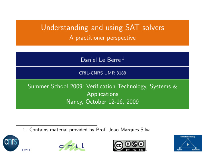 understanding and using sat solvers
