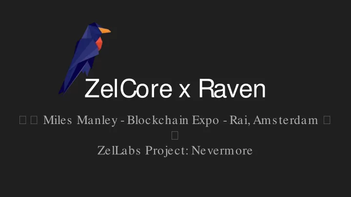 zelcore x raven