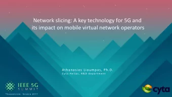 its impact on mobile virtual network operators  Athanasios Lioumpas, Ph.D.  C y t a  H e l l a s ,