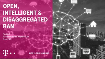 open,  intelligent &amp;  Disaggregated  Ran  Pet etr L  dl  dl  VP Ne  VP  Network Tria  rials