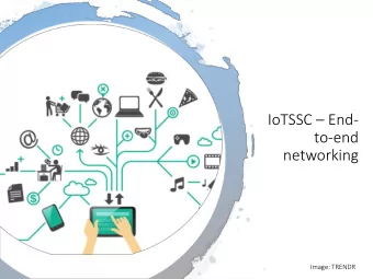 networking  Image: TRENDR  You will need some form of global  How to  addressing (unique