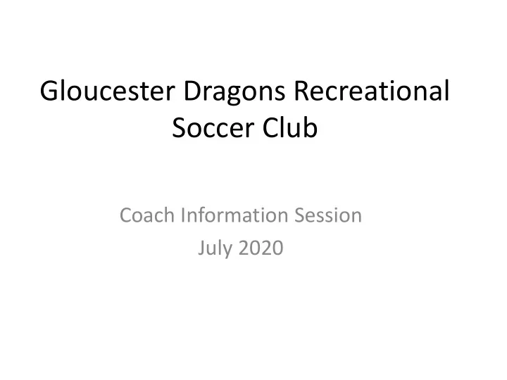 soccer club