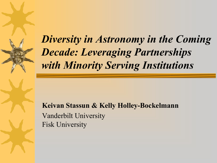 diversity in astronomy in the coming decade leveraging