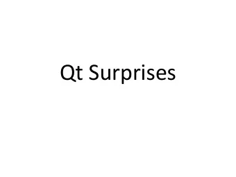 Qt Surprises  signal/slot access  specifjers  Slot access check  bool QObject::connect(  const