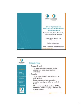 Introduction   Research goal:  To systematically investigate design  1. Introduction