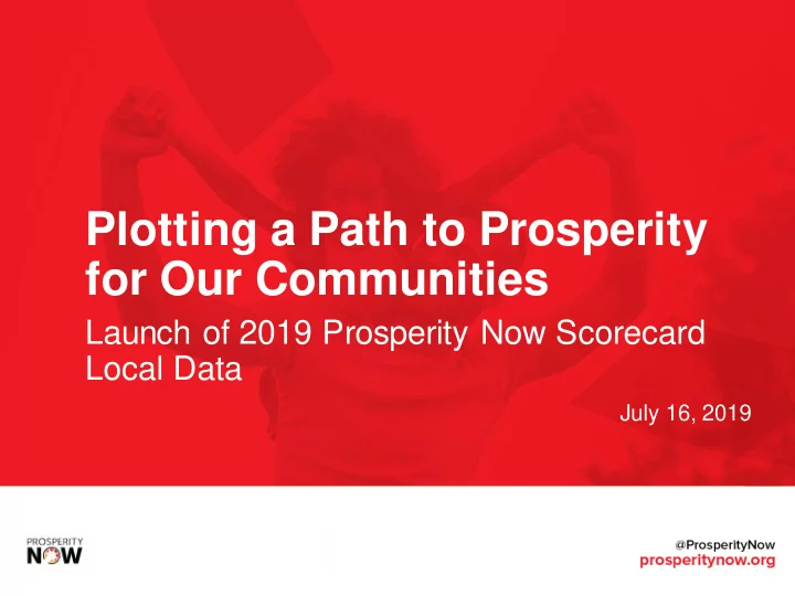 for our communities