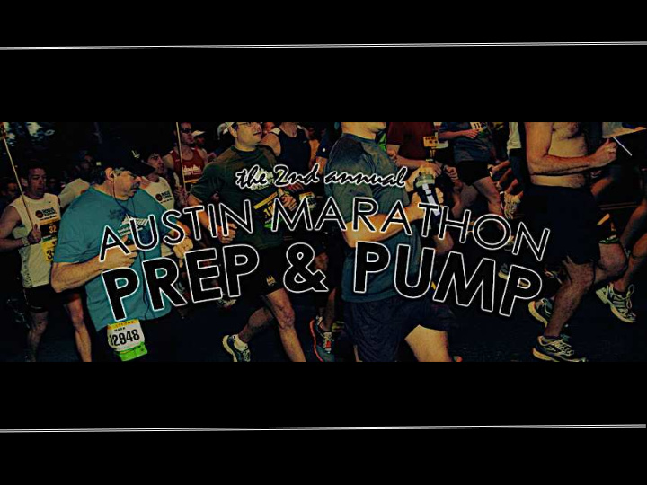 austin marathon and half prep pump 2015