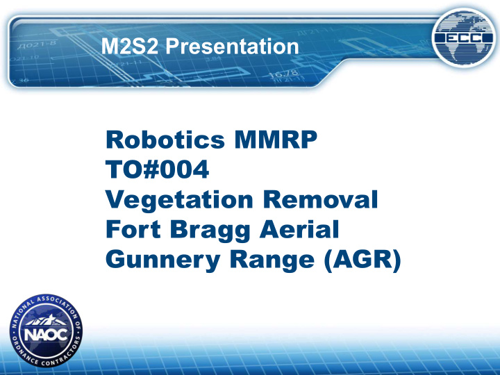 robotics mmrp to 004 vegetation removal fort bragg aerial