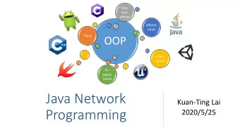 Programming  2020/5/25  Open Systems Interconnection (OSI) Model  Published in 1984 by the