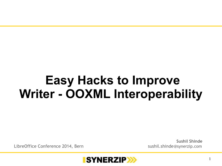 easy hacks to improve writer ooxml interoperability