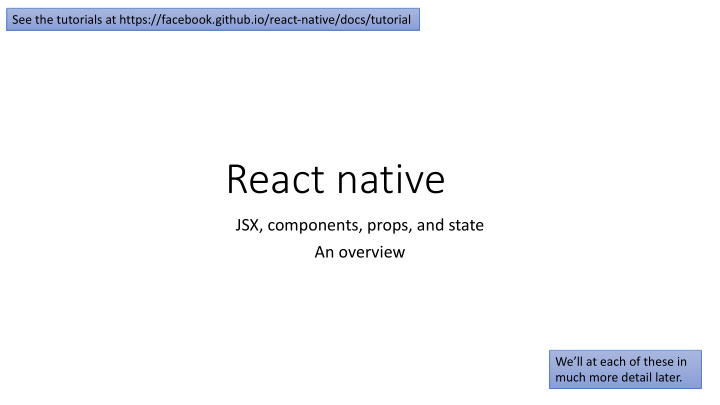 react native