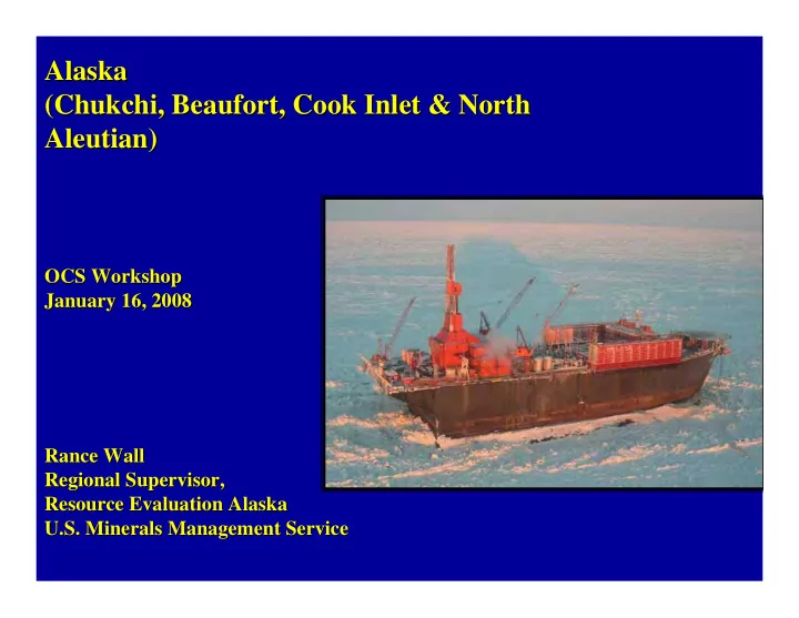 alaska alaska chukchi beaufort cook inlet amp north