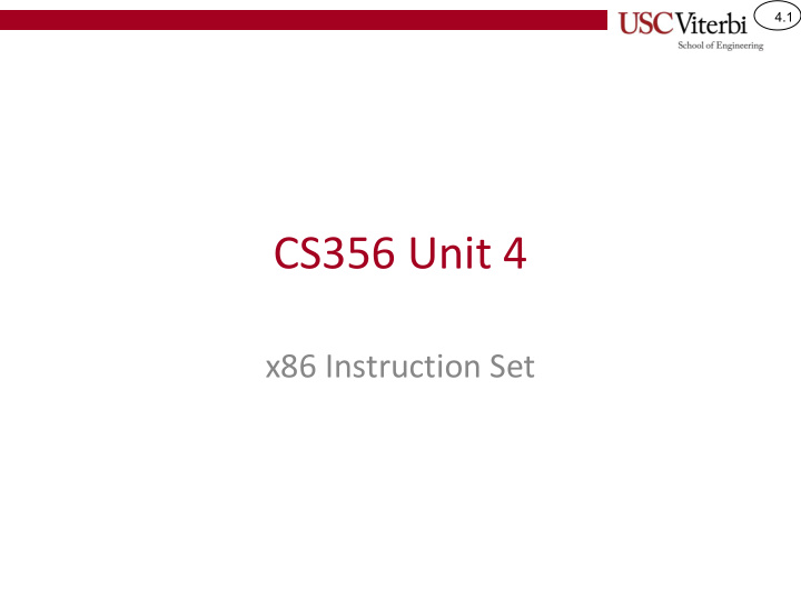 cs356 unit 4