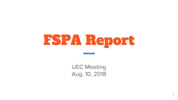 fspa report