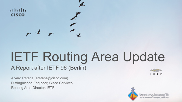 ietf routing area update