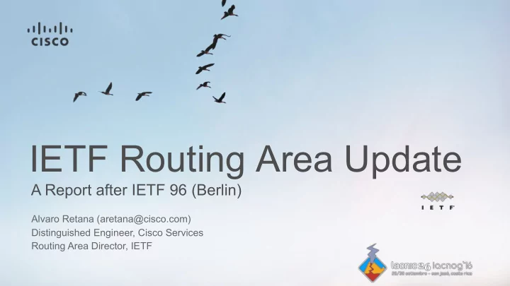 ietf routing area update