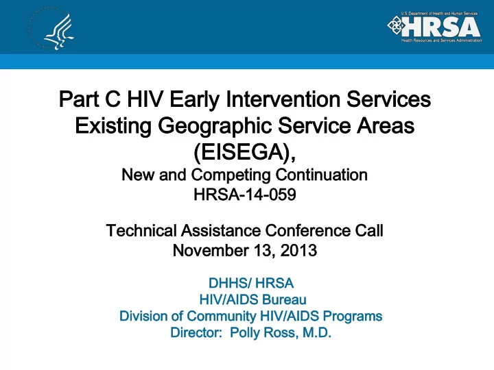 pa part t c hiv iv ea early ly in inte terve rvention