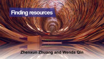 Zhenxun Zhuang and Wenda Qin  Mugar Library for Research of Computer Science? More than books