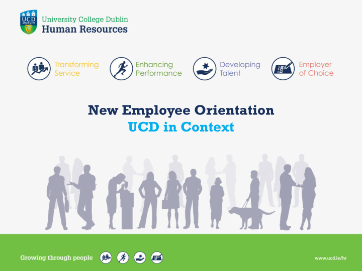 new employee orientation ucd in context