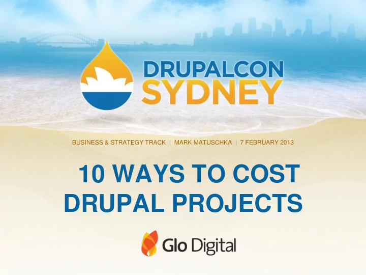 10 ways to cost