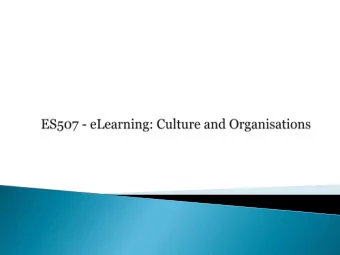 Further thoughts  How does e-Learning relate to instruction?  How does eLearning change