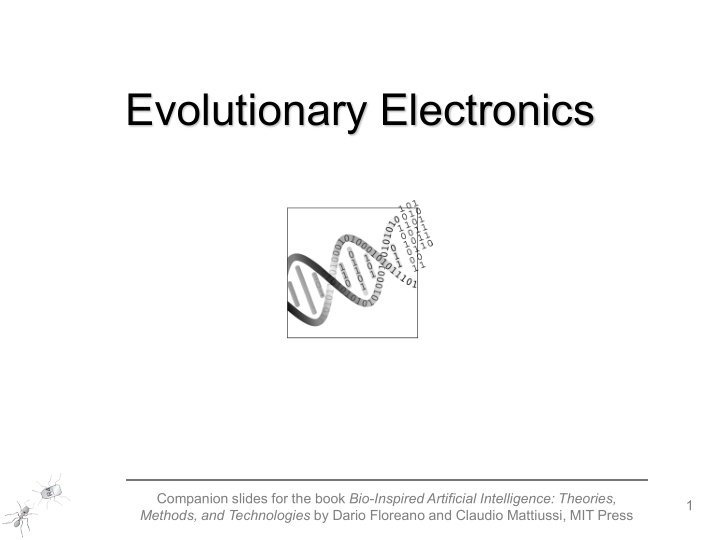 evolutionary electronics