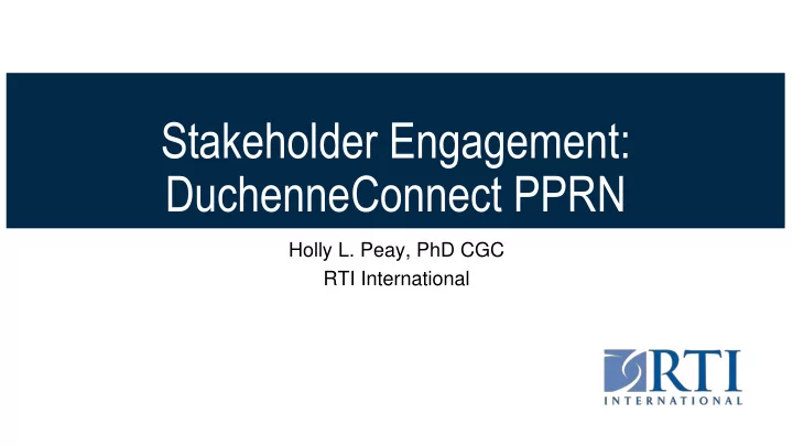 duchenneconnect pprn