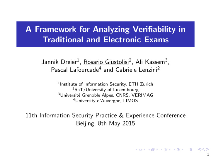 a framework for analyzing verifiability in traditional
