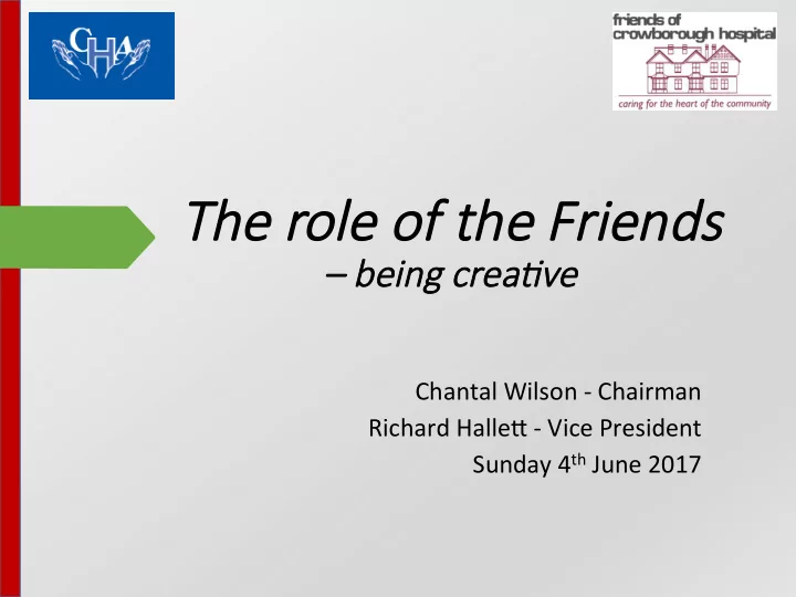 the role of the fr friends