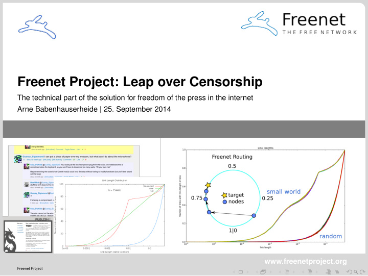 freenet project leap over censorship